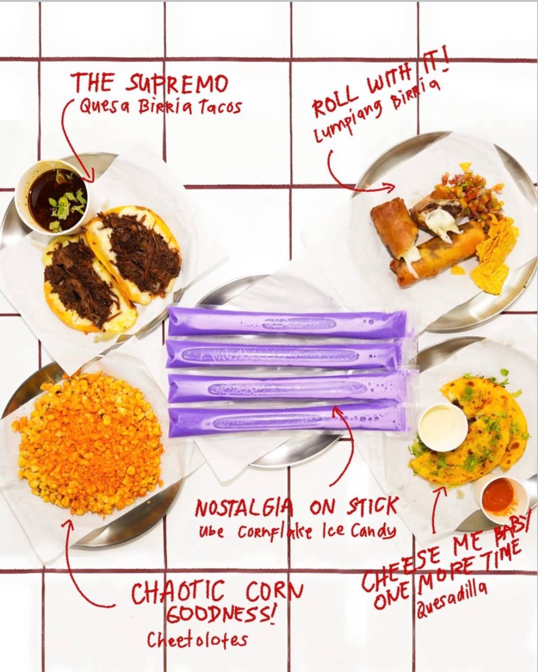 Close-up of food bites